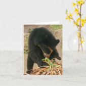 Bubu Notecard PB1 Karte (Gelbe Blume)