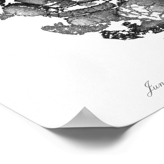 Bubu Pawprint Poster (Ecke)