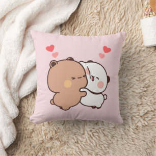 Bubu und Dudu, Panda und Brownie Bear Couple Kissen
