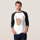 Bubu und Dudu, Panda und Brownie Bear Couple T-Shirt (Vorne ganz)