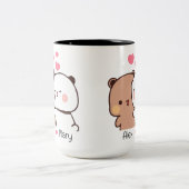 Bubu und Dudu Tasse - Personalisierte Couple-Gesch (Mittel)
