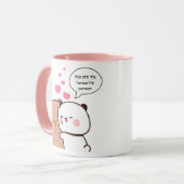 Bubu und Dudu Tasse Personalisierte Couple Gift (Vorderseite Links)