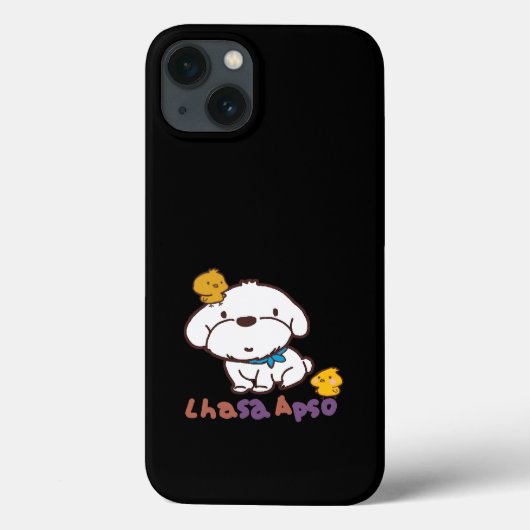 Bubu und Guagua (Lhasa apso und kleines Huhn) Case-Mate iPhone Hülle (Rückseite)