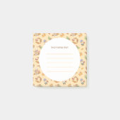 Bubu und Monch, Fall und Kuchen Post-it Klebezettel (Vorderseite)