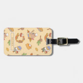 Bubu und Monch, Fall und Pie-Muster Gepäckanhänger (Vorderseite horizontal)