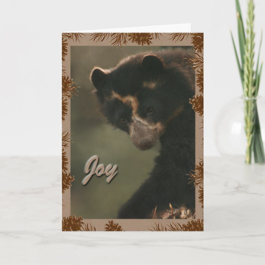 Bubu wishes Joy to all! Feiertagskarte (Vorderseite)