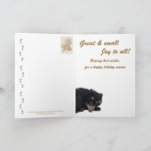 Bubu wishes Joy to all! Feiertagskarte (Innenseite)