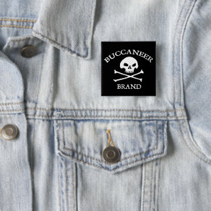 Buccaneer Brand Button