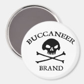 Buccaneer Brand Magnet (Vorderseite/Rückseite)