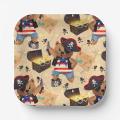 Buccaneering Bär Pappteller (Vorderseite)