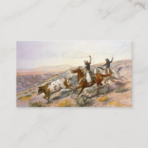 Buccaroos 1902 Charles Marion Russell Visitenkarte