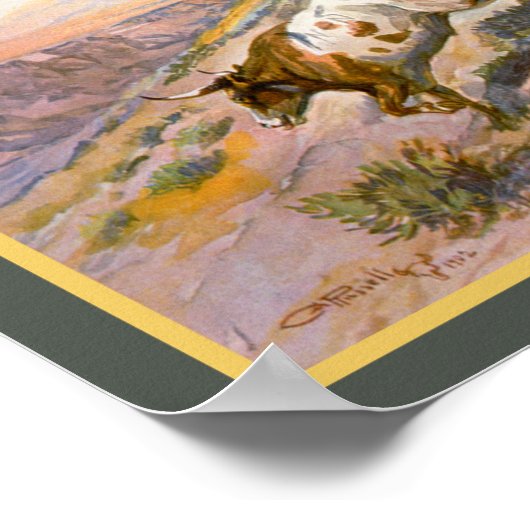 Buccaroos 1902 Old West Cowboy Poster (Ecke)