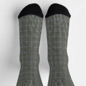 Buccleuch Blue Black Chek Original Scottish Tartan Socken (Oben)