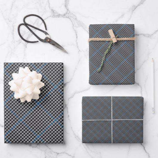 Buccleuch Karo Haig Gladstone Pattern Geschenkpapier Set (Vorderseite)