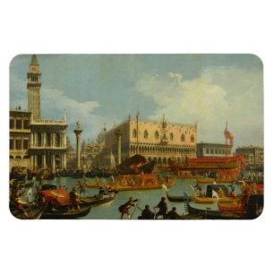 Bucentaur's Return Palazzo Ducale Canaletto Magnet