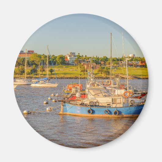Buceo Port, Montevideo, Uruguay Magnet (Vorne)