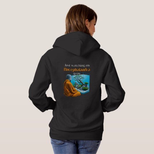 Bucephalandra Zen – A Meditative Aquascaping Hoodie (Schwarz voll)