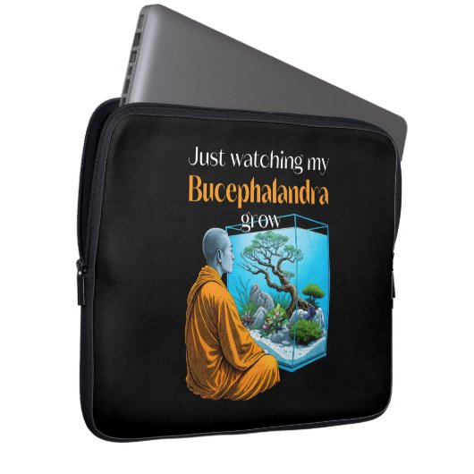 Bucephalandra Zen – A Meditative Aquascaping Laptopschutzhülle (Vorne Rechts)
