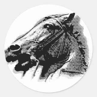 Bucephalus Runder Aufkleber