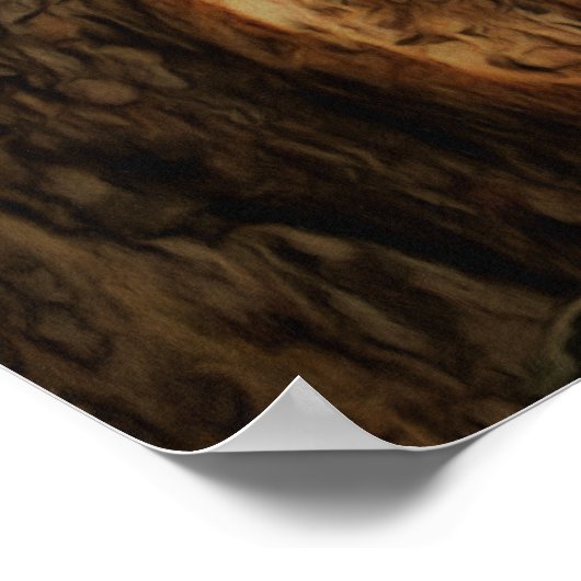 Bucerias Iguana 1069 Art Print Poster (Ecke)