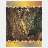 Bucerias Iguana 1069 Fleecedecke (Vorderseite)