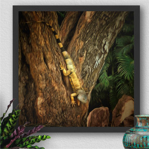 Bucerias Iguana 1069 Kunstprint Poster