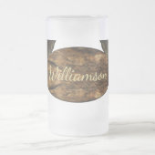 Bucerias Iguana 1069 Mattglas Bierglas (Mittel)