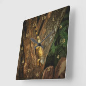 Bucerias Iguana 1069 Quadratische Wanduhr (Winkel)