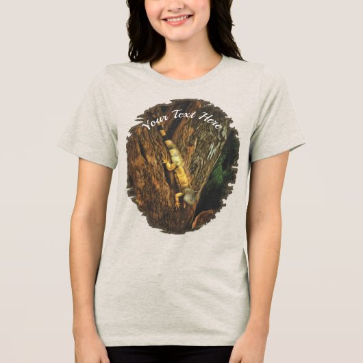 Bucerias Iguana 1069 Tri-Blend Shirt (Vorderseite)