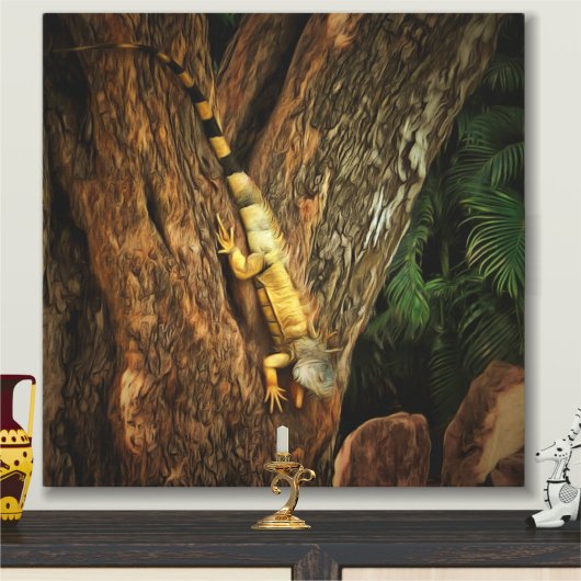 Bucerias Iguana Art Leinwanddruck