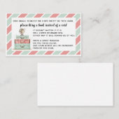 Buch anstelle Karte des korallenroten Mitn (Vorne/Hinten)