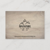 Buch-Antrag-Abenteuer ist dort draussen Berg Begleitkarte (Rückseite)