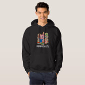 Buch Axolotl Funny Reading Fish Books Lizard Hoodie (Vorne ganz)