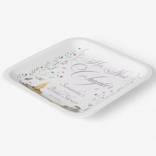 Buch-Baby-Party Pappteller (Gewinkelt)