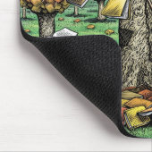 Buch-Baum Mousepad (Ecke)