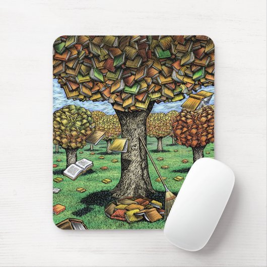 Buch-Baum Mousepad (Mit Mouse)
