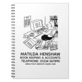 Buch Behalt & Buchhaltung Notebook (Vorderseite)