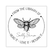 Buch-Bibliothek Buchzeichen Buch Briefmarke Custom Gummistempel (Prägung)