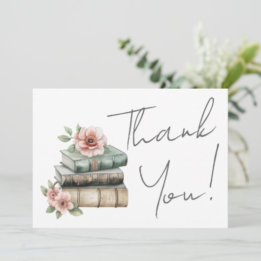 Buch Blumen Danke (Stehend Vorderseite)