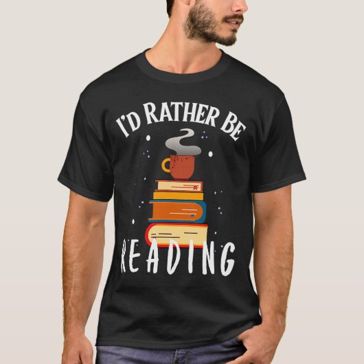 Buch Bookworading Bookworm Bibliophile Nerd Ge T-Shirt (Vorderseite)