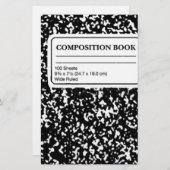 Buch Briefpapier (Vorne/Hinten)