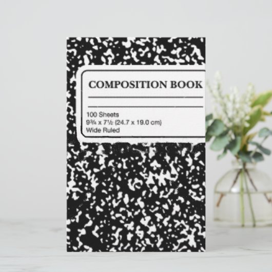 Buch Briefpapier (Stehend Vorderseite)