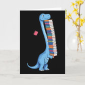 Buch Carry Dinosaur Reading Dino Karte (Gelbe Blume)