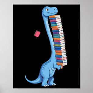 Buch Carry Dinosaur Reading Dino Poster