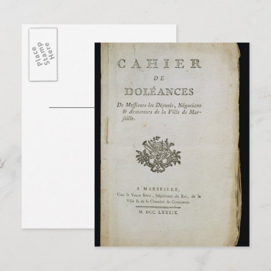 Buch der Beschwerdeführer Postkarte (Vorne/Hinten)