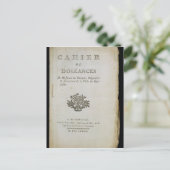 Buch der Beschwerdeführer Postkarte (Stehend Vorderseite)