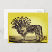 Buch der Enthüllung Blasphemy Bestie Postkarte (Vorne/Hinten)