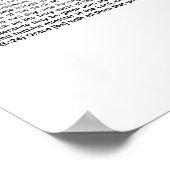 Buch der Ephesianer (vollständiger KJV-Text) Poster (Ecke)