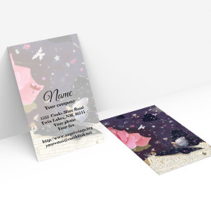 Buch der Fairy Tales Business Card Visitenkarte