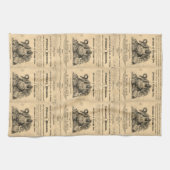 Buch der kulinarischen Gifte aus dem Jahre 1820 an Geschirrtuch (Horizontal)